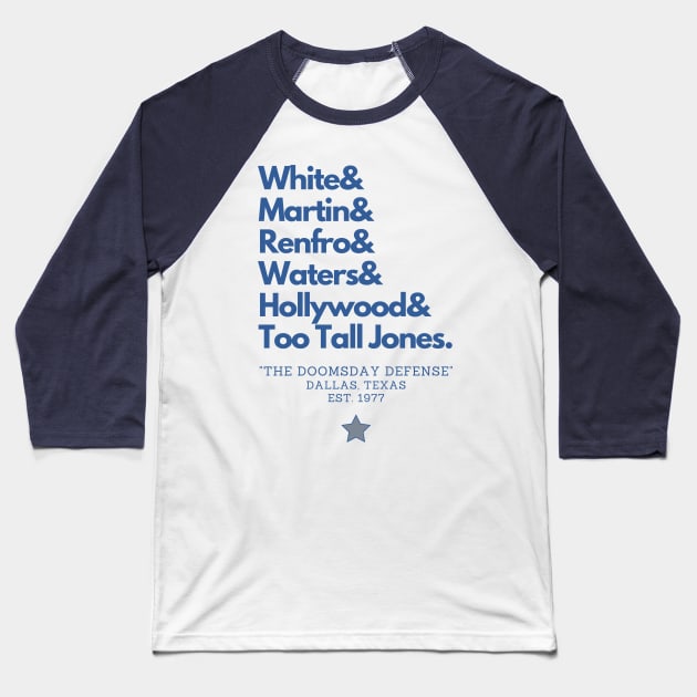 The Doomsday Defense of Dallas Baseball T-Shirt by capognad